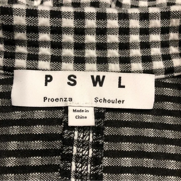 Proenza Schouler Checkered Turtleneck Zip Up - Picture 6 of 7